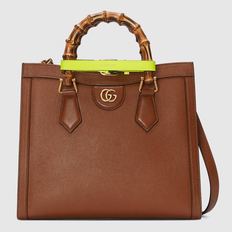 Gucci Diana Small Tote Bag Shoulder Bag 660195 Brown